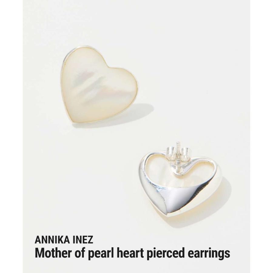 ANNIKA INEZ アニカイネズ Mother of pearl heart pierced