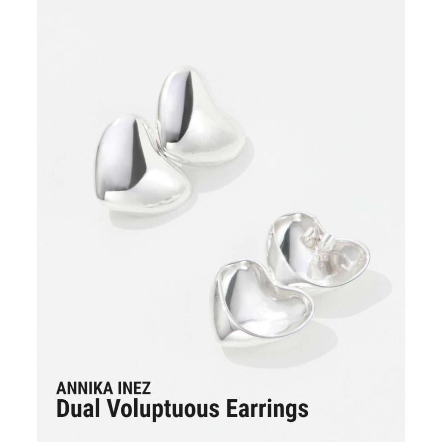 送関込【Annika Inez】Dual Voluptuous Heart Earrings Dual Voluptuous Earrings – Annika Inez