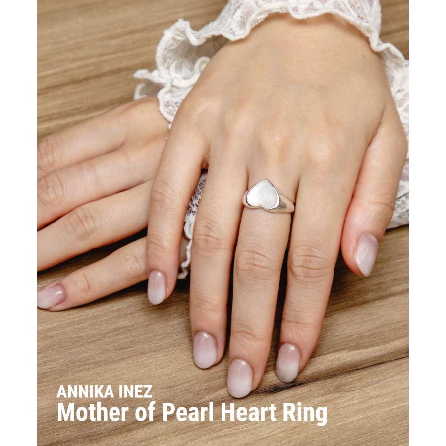 ANNIKA INEZ（アニカイネズ） ANNIKA INEZ Mother of pearl heart ring