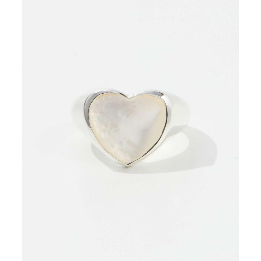 ANNIKA INEZ（アニカイネズ） ANNIKA INEZ Mother of pearl heart ring