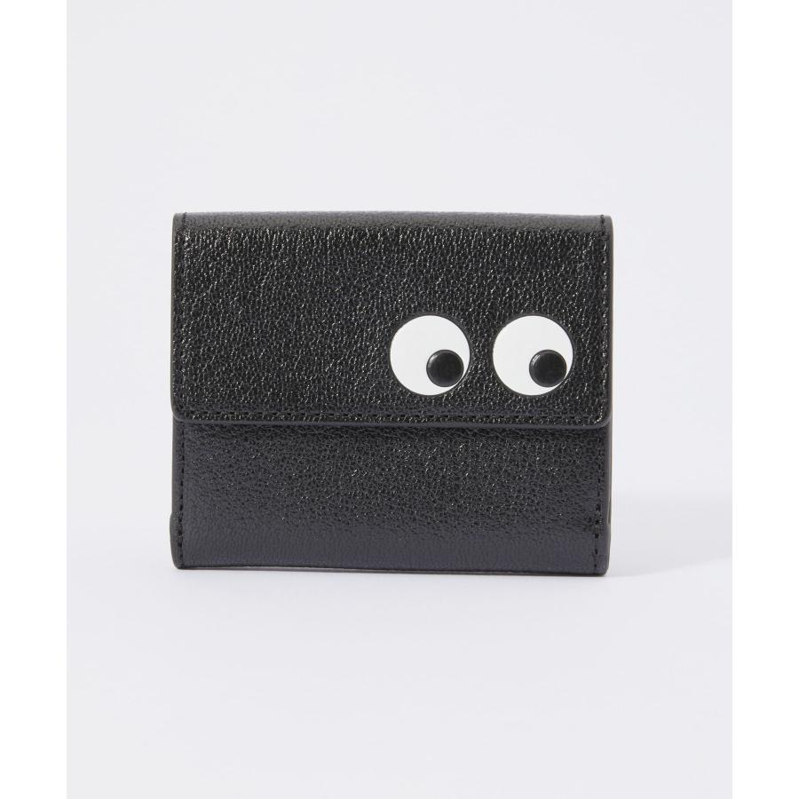 アニヤ　三つ折り財布　Mini Trifold Eyes in Capra ANYA HINDMARCH アニヤハインドマーチ 財布 三つ折り財布 EYES