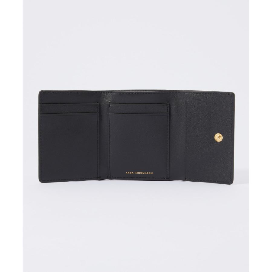 アニヤハインドマーチ　二つ折り財布　コンパクト　ブラック　ゴールド金具　レザー 楽天市場】ANYA HINDMARCH アニヤハインドマーチ 二つ折り財布