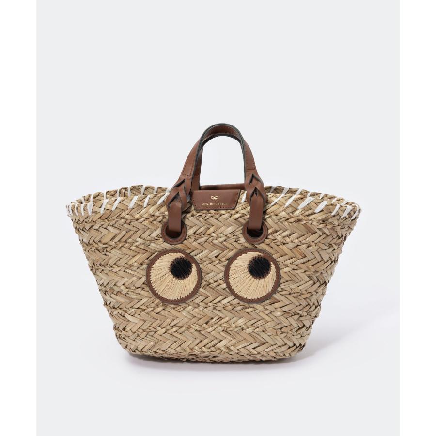 アニヤ ハインドマーチ ANYA HINDMARCH 5050925155120 ハンドバッグ Small Paper Eyes Basket レディース バッグ かごバッグ かご ナチュラル 刺繍 爆買 | ANYA HINDMARCH | 02