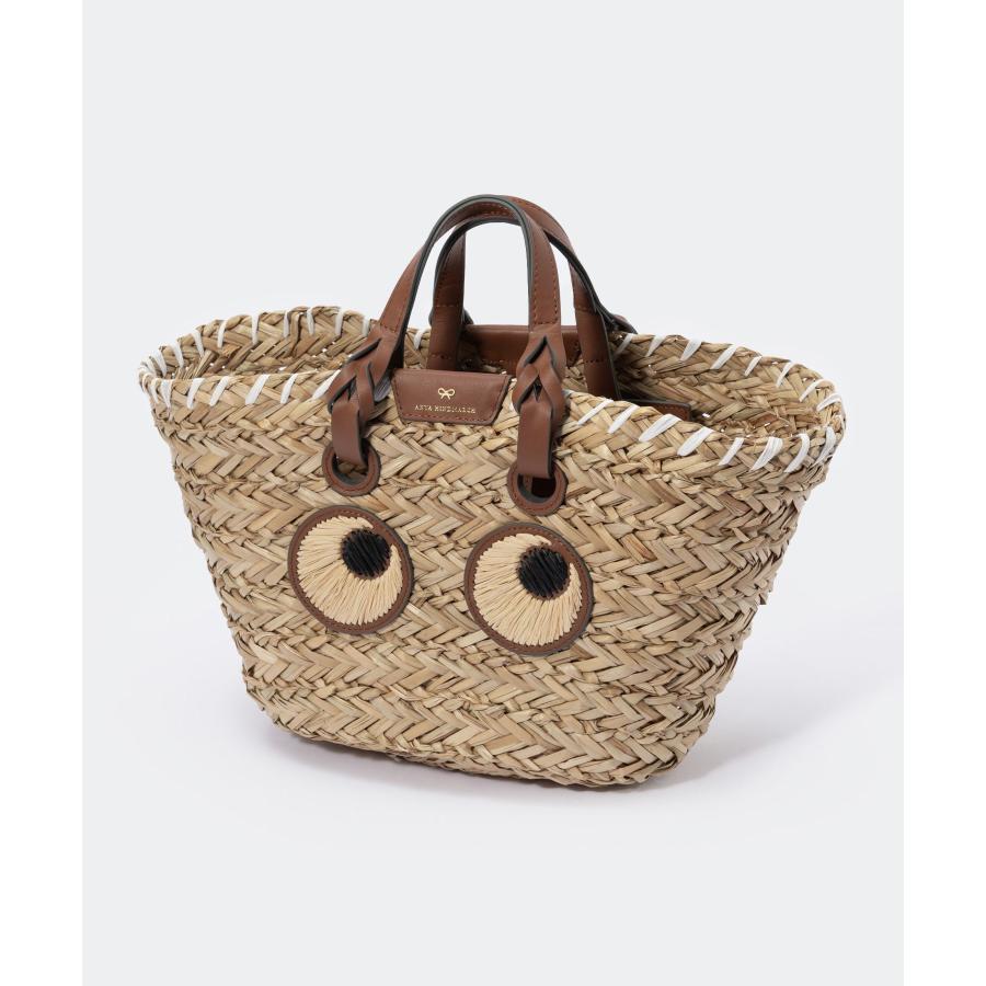 アニヤ ハインドマーチ ANYA HINDMARCH 5050925155120 ハンドバッグ Small Paper Eyes Basket レディース バッグ かごバッグ かご ナチュラル 刺繍 爆買 | ANYA HINDMARCH | 03