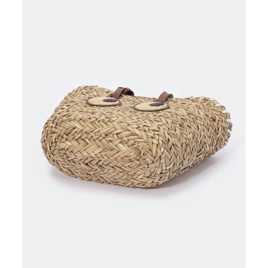 アニヤ ハインドマーチ ANYA HINDMARCH 5050925155120 ハンドバッグ Small Paper Eyes Basket レディース バッグ かごバッグ かご ナチュラル 刺繍 爆買 | ANYA HINDMARCH | 05