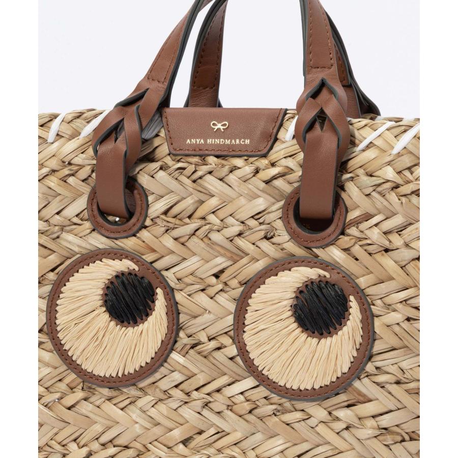 アニヤ ハインドマーチ ANYA HINDMARCH 5050925155120 ハンドバッグ Small Paper Eyes Basket レディース バッグ かごバッグ かご ナチュラル 刺繍 爆買 | ANYA HINDMARCH | 06