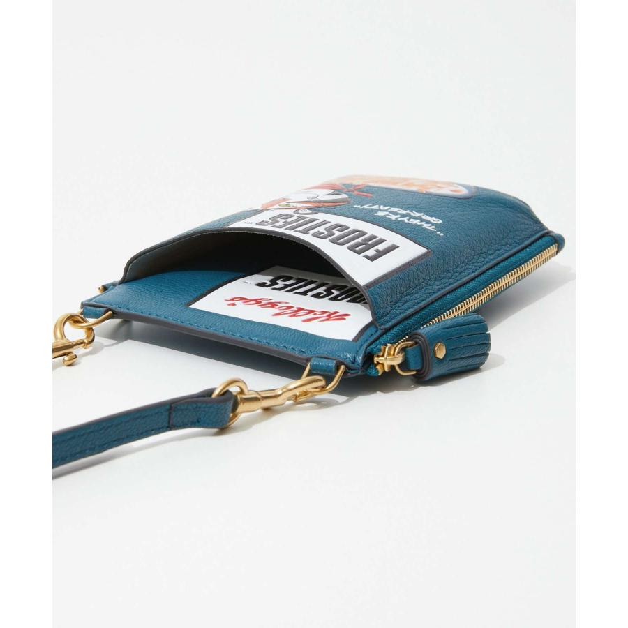 美品　アニヤハインドマーチ　ショルダーストラップ スマイル 　ウィンクネイビー 美品 ANYA HINDMARCH アニヤハインドマーチ ショルダーストラップ