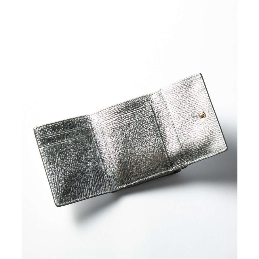 未使用 ANYA HINDMARCH アイズ シルバー ミニ ウォレット 財布 ANYA HINDMARCH - 新品 未使用 財布 アニヤハインドマーチ アイズ ミニ