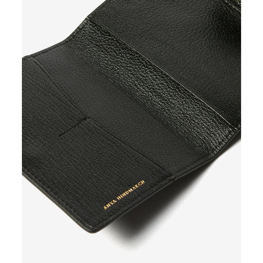 アニヤ ハインドマーチ ANYA HINDMARCH Passport Case Eyes in Black Capra with Shiny Capra アイズ パスポート ケース 5050925199025 レディース 小物 爆買 | ANYA HINDMARCH | 07