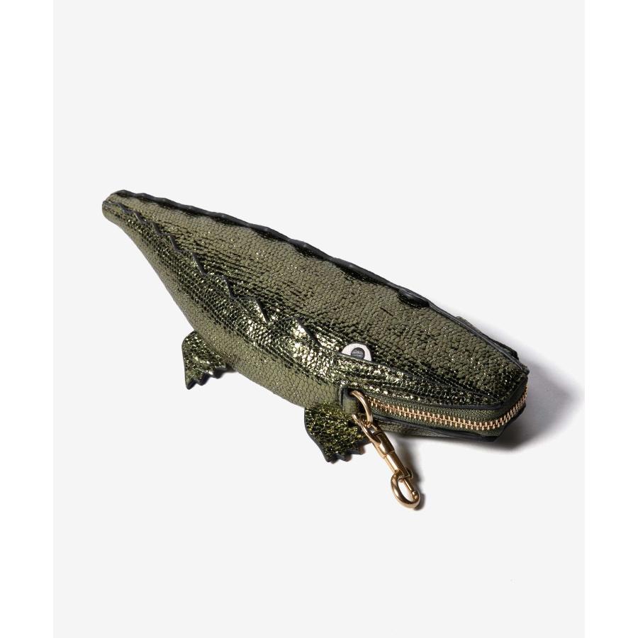 美品！アニヤハインドマーチ レザー　イヤフォンポーチ　クロコダイル アニヤハインドマーチ Anya Hindmarch ANYA HINDMARCH ポーチ Zip