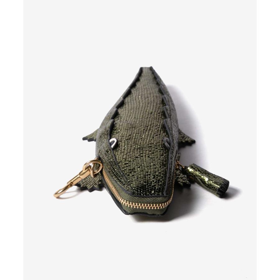 美品！アニヤハインドマーチ レザー　イヤフォンポーチ　クロコダイル アニヤハインドマーチ Anya Hindmarch ANYA HINDMARCH ポーチ Zip