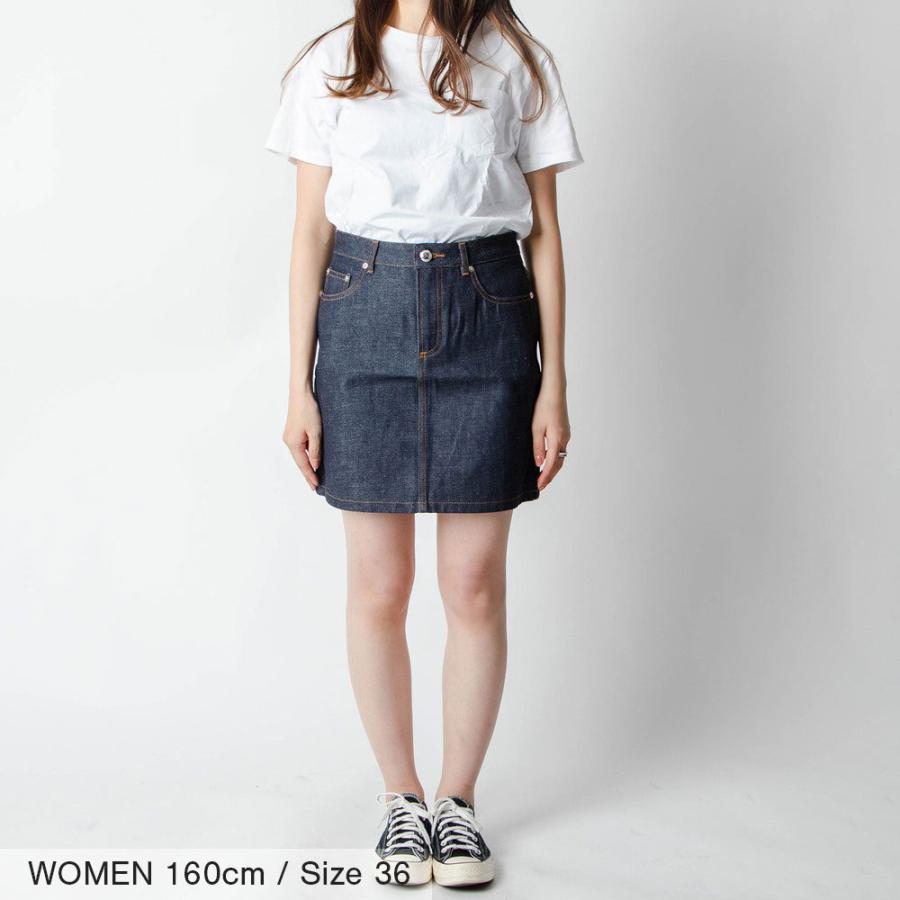 A.P.C. デニムスカート A.P.C. ダークデニム スカート 34 - メルカリ
