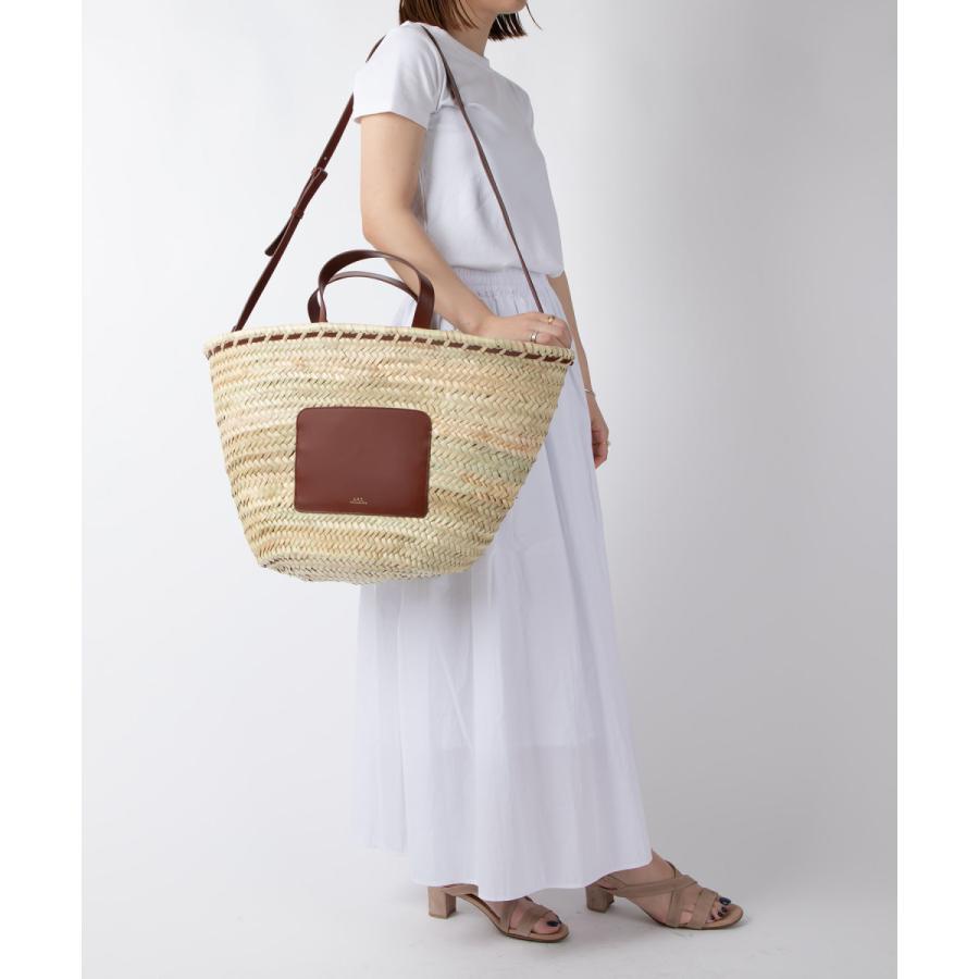 新品　A.P.C. PLAAB 2WAY レザーポケット　カゴバッグ　ショルダー 楽天市場】アーペーセー ハンドバッグ かごバッグ カゴバッグ