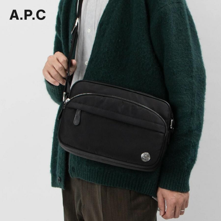 アーペーセー A.P.C ショルダーバッグ PSAGG H61662 メンズ バック 肩掛け スタンプ カメラバッグ 革 プレゼント キレカジ 無地 シンプル オシャレ ギフト｜u-stream