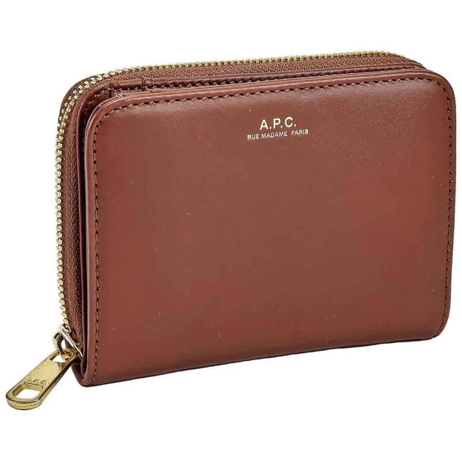 アーペーセー A.P.C 小銭入れ PXAWV F63029 メンズ レディース 財布 コインケース レザー パスケース エマエニル シンプル Emmanuelle コンパクトウォレット｜u-stream｜06