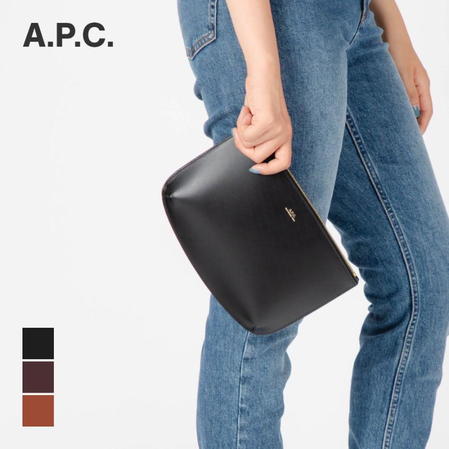 A.P.C. APC アーペーセー PXAWV F63035 クラッチバッグ メンズ A.P.C. APC アーペーセー PXAWV F63035 クラッチバッグ メンズ