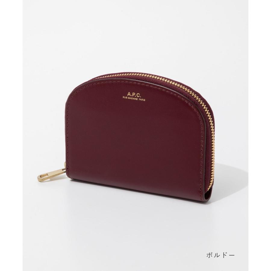 新品 アーペーセー レザー F63437 PXAWV コインケース ブラウン A.P.C./アーペーセー F63437 PXAWV CAD ジップ 小銭入れ レザー