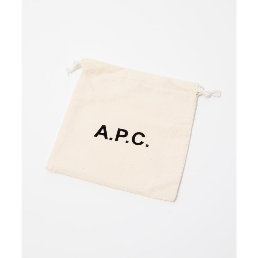 APC アーペーセー A.P.C. PXAWV H63153 二つ折り財布 財布 メンズ プレゼント ミニ財布 レザー シンプル 小物 カーフレザー お祝い｜u-stream｜15