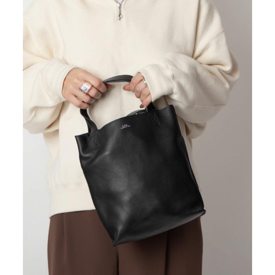 バッグ A.P.C. MAIKO SMALL PXBOK M61667 BLACK A.P.C.（アーペーセー） レディース メンズ トートバッグ MAIKO SMALL