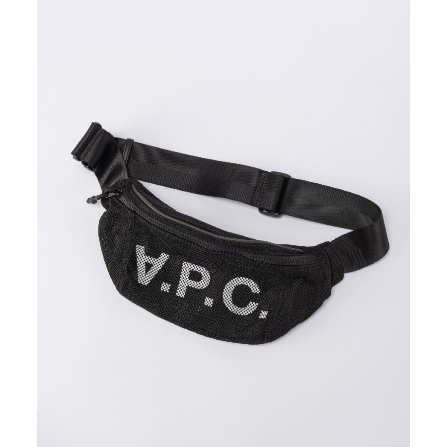 【状態良ほぼ未使用】APC 黒ボディバッグ ウエストポーチバッグアーペーセー 極美品 A.P.C アーペーセー ウエストバッグ ボディーバッグ ウエストポーチ