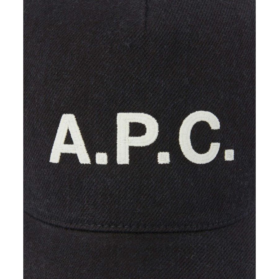アーペーセー A.P.C. COFBH M24071 帽子 メンズ ファッション小物 キャップ コットン エデン キャスケット ブランドロゴ ベースボールキャップ ブラック 56｜u-stream｜04