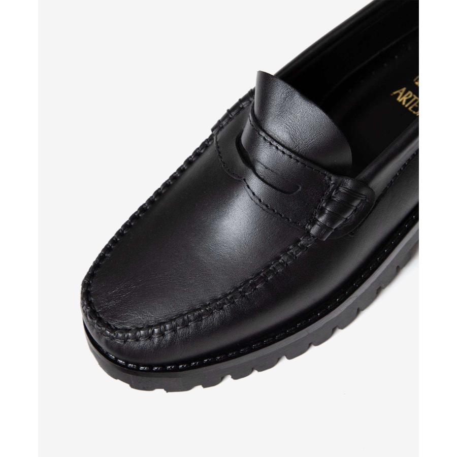 ARTESANOS ブラック ローファー ARTESANOS（アルテサノス） 【正規品】 ARTESANOS LOAFER コイン
