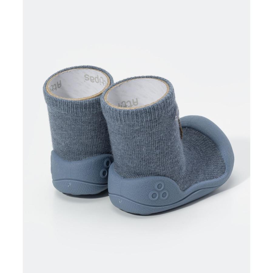 アティパス ATTIPAS CHARLIE ベビーシューズ キッズ ソックスシューズ チャーリー 出産祝い ファーストシューズ 靴 ルームシューズ ブルー 10.8〜13.5cm 爆買 | Attipas | 02