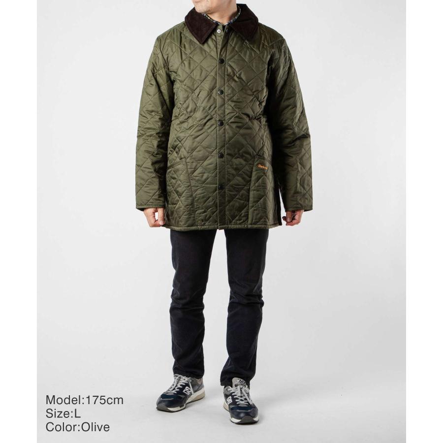 バブアー Barbour MQU0001 ジャケット Liddesdale Quilted メンズ アウター リッズデイル キルティング 中綿 ステンカラー コート ビジネス カジュアル｜u-stream｜11