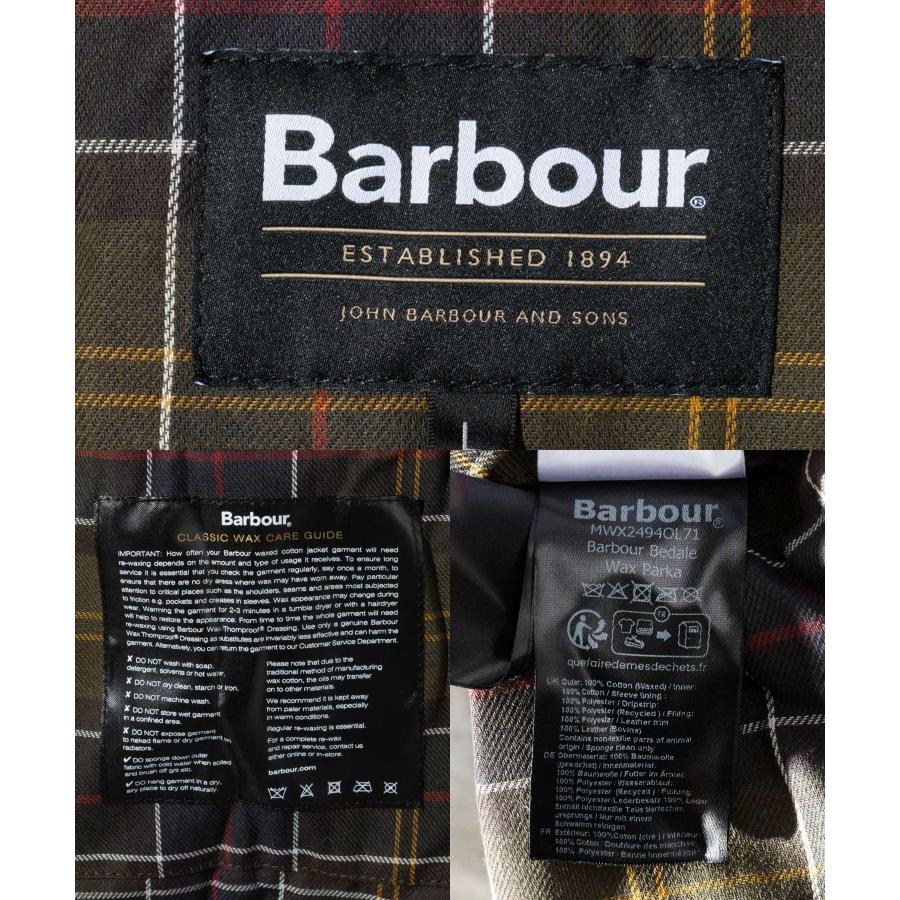 Barbour（バブアー） Barbour Bedale Waxed Parka ビデイル ワックス