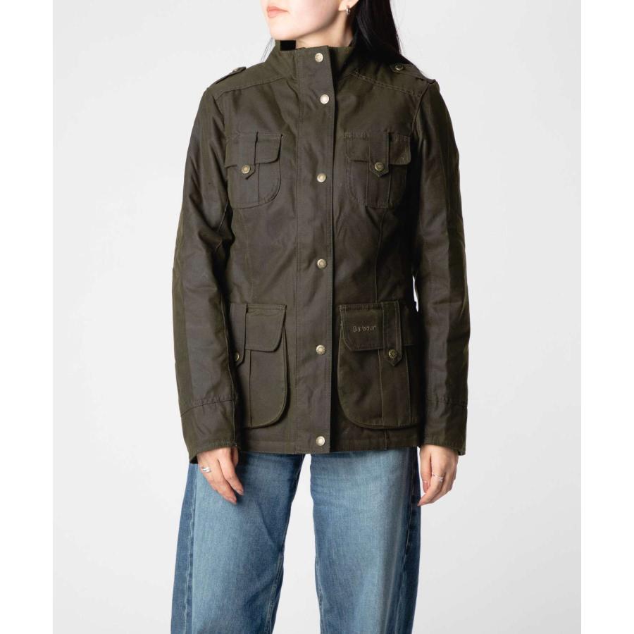 バブアー Barbour Winter Defence Waxed Jacket ウィンター ディフェンス ワックスジャケット LWX1066 ジャケット レディース アウター 爆買 | Barbour | 13