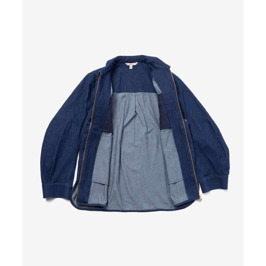 バブアー Barbour ARLA DENIM OVERSHIRT アーラ デニム オーバーシャツ LOS0078 ジャケット レディース アウター リンス ウォッシュ | Barbour | 04