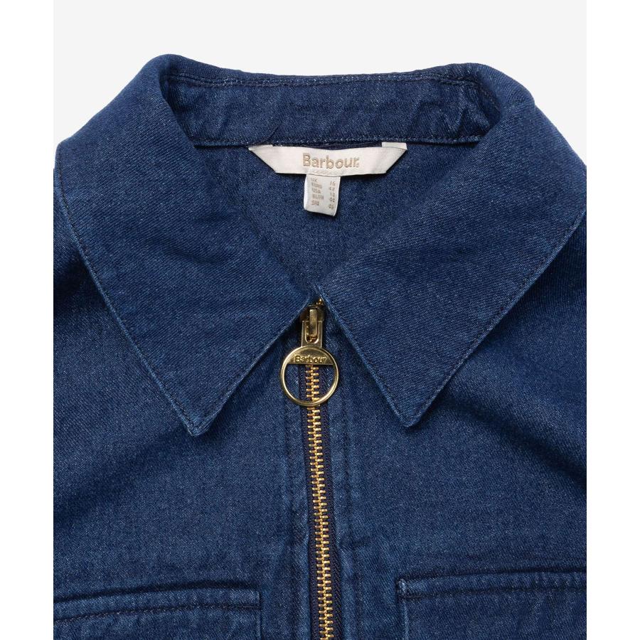 バブアー Barbour ARLA DENIM OVERSHIRT アーラ デニム オーバーシャツ LOS0078 ジャケット レディース アウター リンス ウォッシュ | Barbour | 05