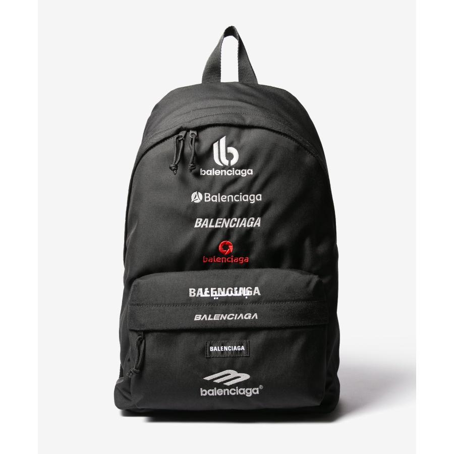 BALENCIAGA激似のノーブランド クラシックリュックサック レザーブラック BALENCIAGA（バレンシアガ） リュック バックパック ブラック EXPLORER