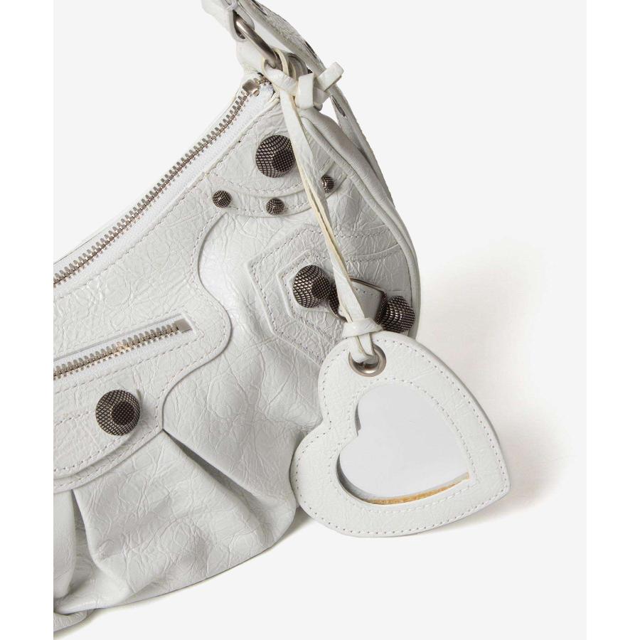 BALENCIAGA(バレンシアガ) ショルダーバッグ ル・カゴール スモールショルダーバッグ 671307 シルバー レザー BALENCIAGA（バレンシアガ） BALENCIAGA LE CAGOLE SMALL SHOULDERBAG