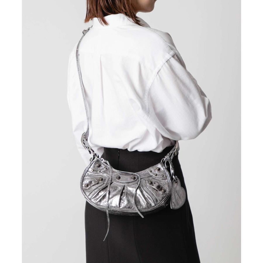 BALENCIAGA バレンシアガ LE CAGOLE XS SHOULDER BAG METALLIC
