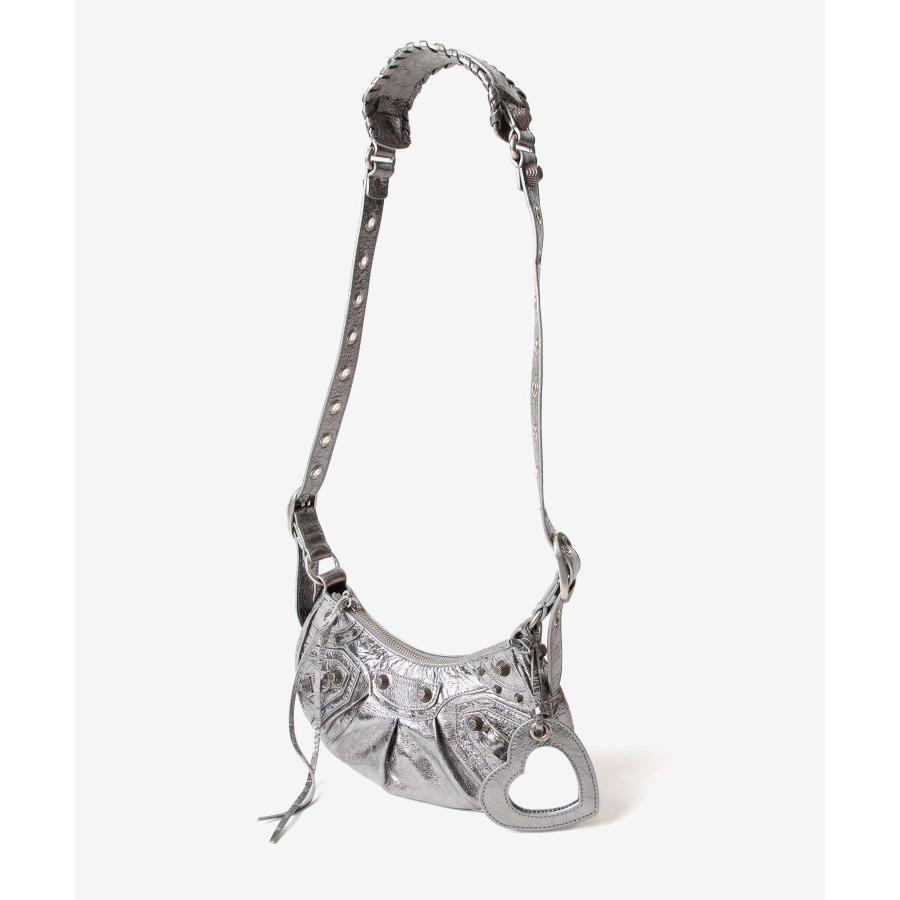 BALENCIAGA バレンシアガ LE CAGOLE XS SHOULDER BAG METALLIC