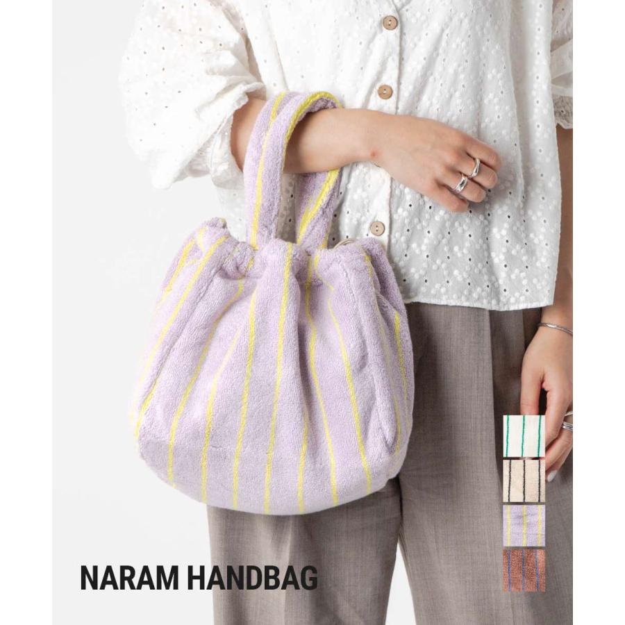 ボングスタ BONGUSTA NARAM HANDBAG ナラム ハンドバッグ トートバッグ タオル地 レディース バッグ 爆買 | BONGUSTA