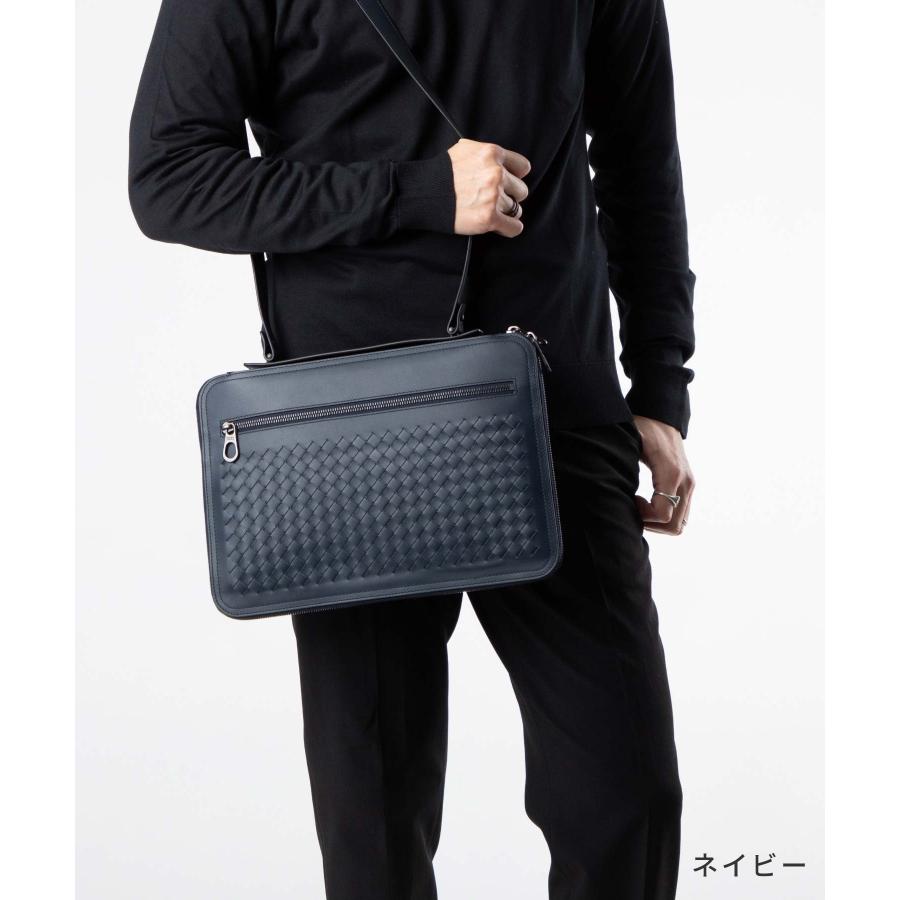 ボッテガヴェネタ BOTTEGA VENETA 536287 V4651 ビジネスバッグ メンズ ブリーフケース ショルダーバッグ イントレチャート レザー PCケース | BOTTEGA VENETA | 03