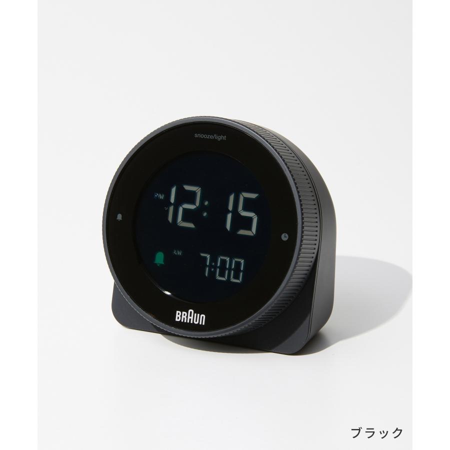 ブラウン BRAUN Digital Clock デジタルクロック BC24 置き時計 8cm ユニセックス 時計 ブラック ホワイト 爆買 | BRAUN | 03