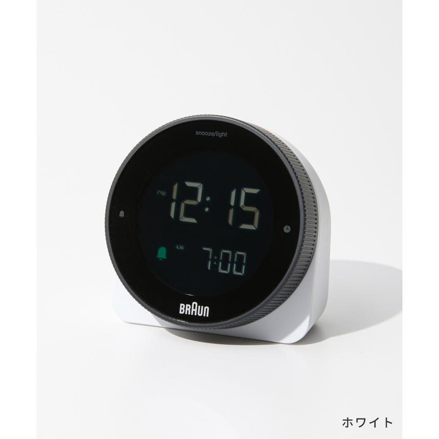 ブラウン BRAUN Digital Clock デジタルクロック BC24 置き時計 8cm ユニセックス 時計 ブラック ホワイト 爆買 | BRAUN | 04