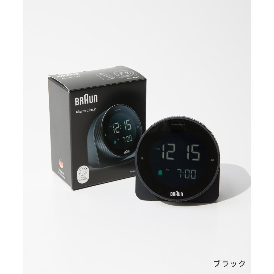 ブラウン BRAUN Digital Clock デジタルクロック BC24 置き時計 8cm ユニセックス 時計 ブラック ホワイト 爆買 | BRAUN | 05
