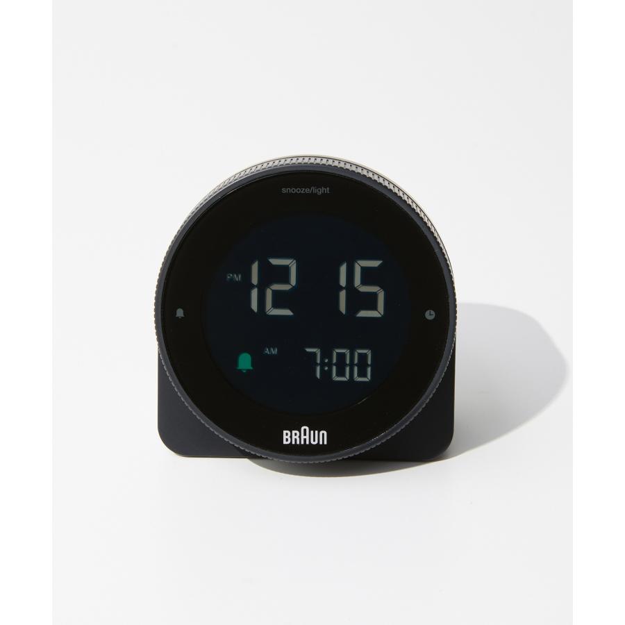 ブラウン BRAUN Digital Clock デジタルクロック BC24 置き時計 8cm ユニセックス 時計 ブラック ホワイト 爆買 | BRAUN | 07