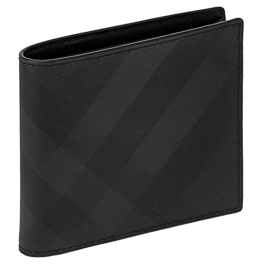 BURBERRY（バーバリー） 二つ折り財布 メンズ 財布 ダークチャコール