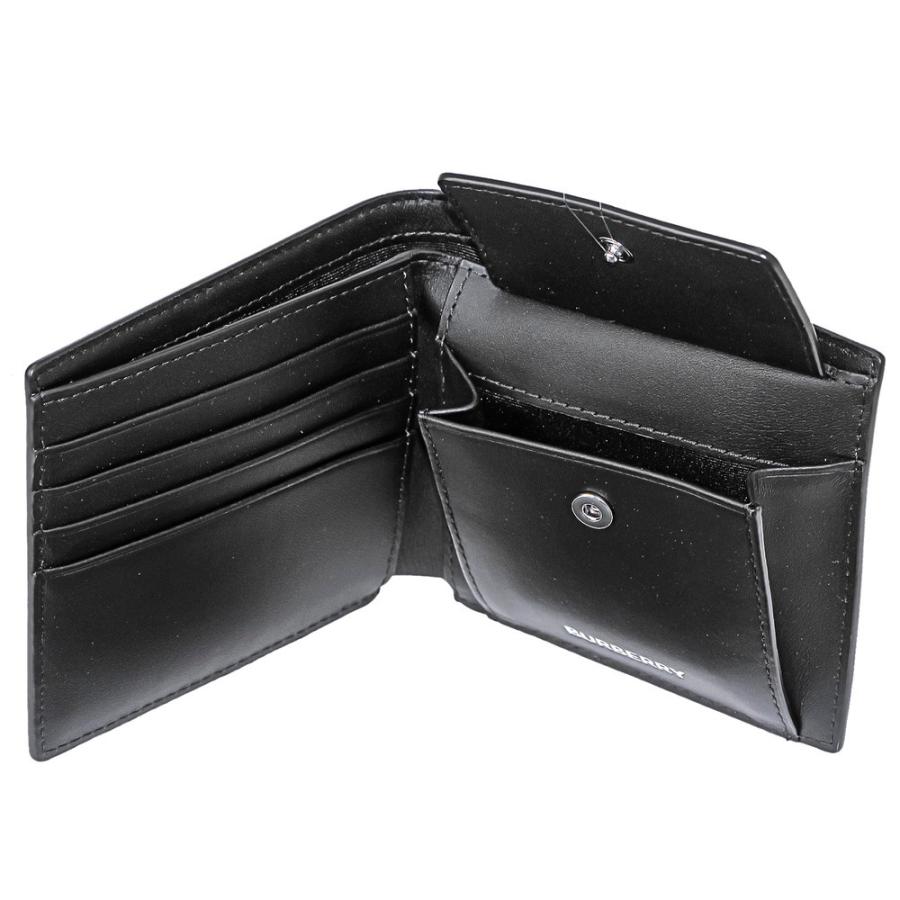 BURBERRY（バーバリー） 二つ折り財布 メンズ 財布 ダークチャコール