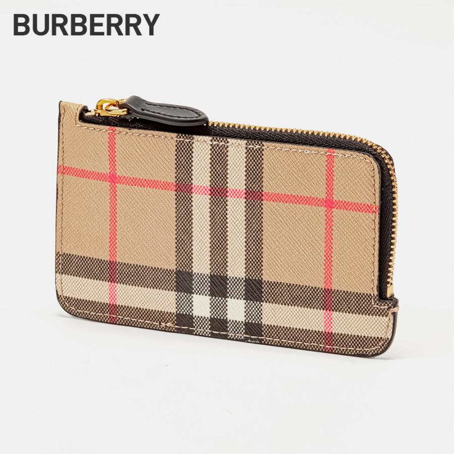 バーバリー カードケース 名刺れ チェック レッド レザー BURBERRY バーバリー カードケース 名刺れ チェック レッド レザー
