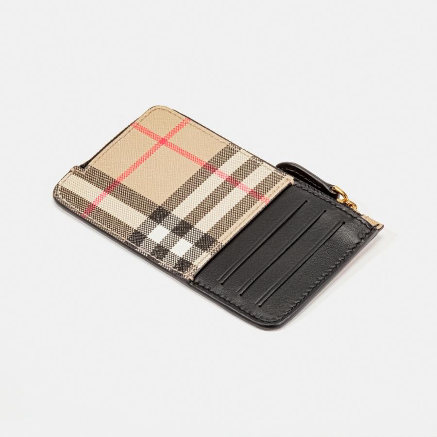 バーバリー カードケース 名刺れ チェック レッド レザー BURBERRY バーバリー カードケース 名刺れ チェック レッド レザー