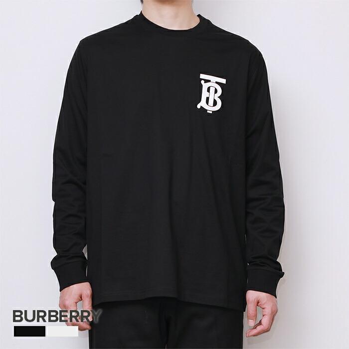 バーバリー BURBERRY メンズ トップス ロングTシャツ モノグラム 長袖 綿 XS / S / M / L 80245991 80246001｜u-stream