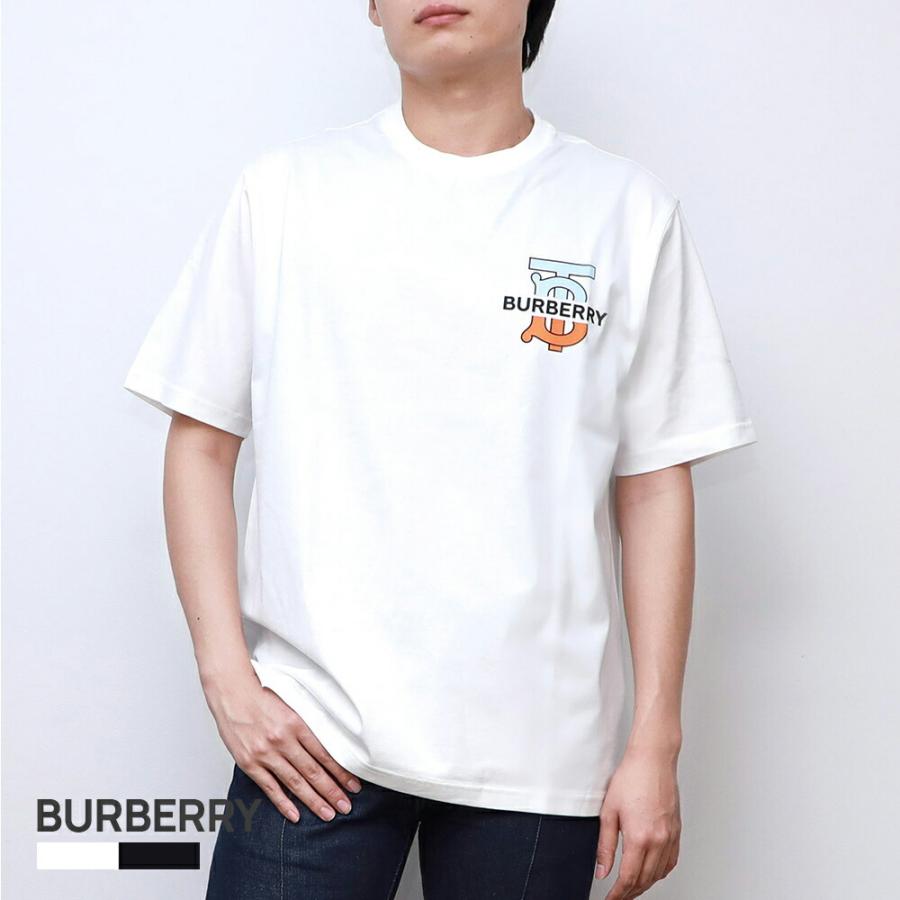 美品！ BURBERRY ロゴ Tシャツ コットン オーバーサイズ BURBERRY バーバリー Tシャツ ロゴプリント コットン オーバー