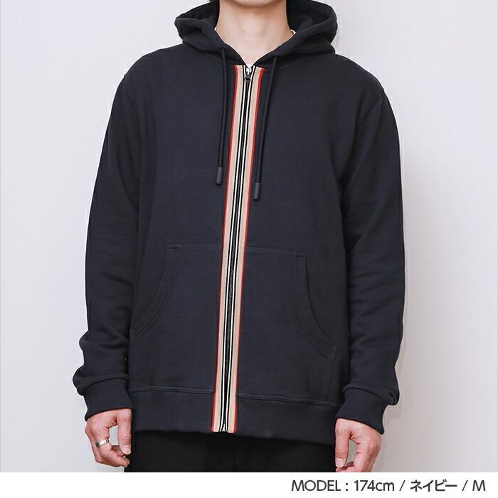 BURBERRY バーバリー スウェット ジップアップパーカー BURBERRY バーバリー パーカー フーディー スウェット ジップ