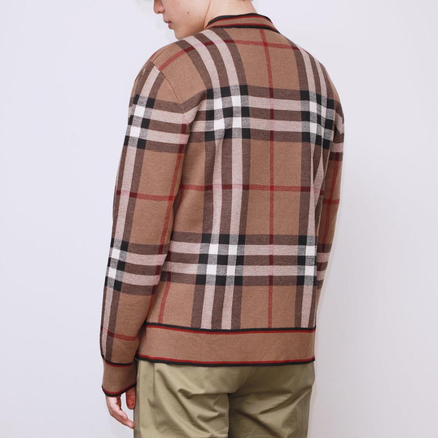 バーバリー BURBERRY セーター メンズ トップス ウール100% バーチブラウン チェック メリノウール ジャカード XS〜L 80366031 :bua-8036603:U-STREAM 通販 バーバリー BURBERRY クルーネックニット クルーネックセーター ブラウン メンズ 8036603 birchbrown CHECK WOOL JACQUARD SWEATER